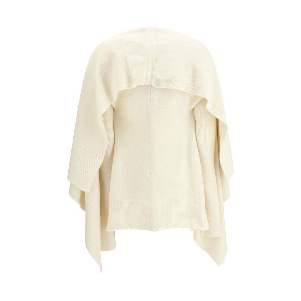 Cream Fleece Wool Cardigan