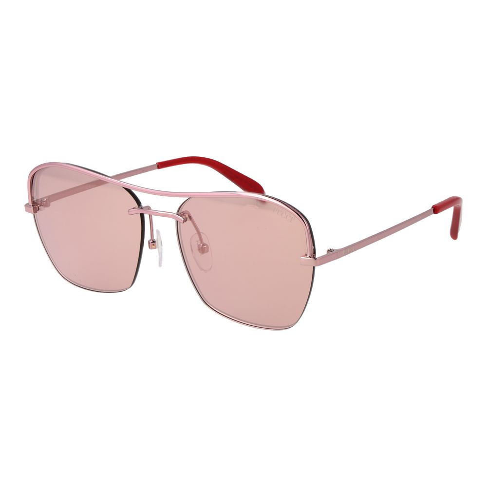 Rose Gold Metal Sunglasses