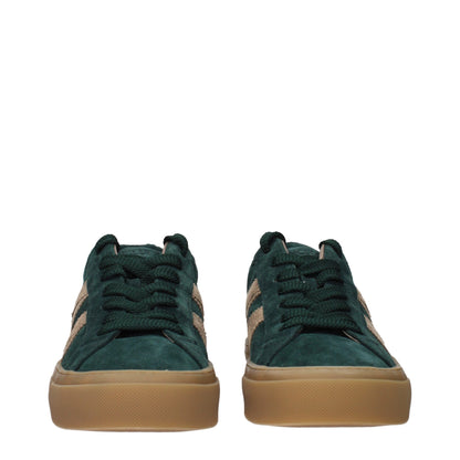 Green Leather Sneakers