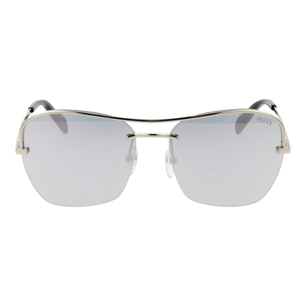 Silver Metal Sunglasses