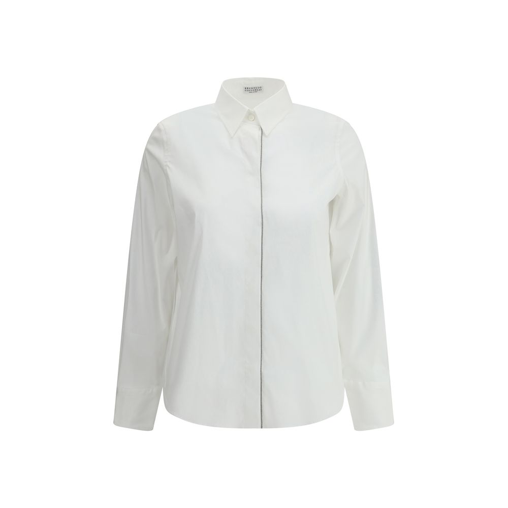 White Cotton Dress Shirt