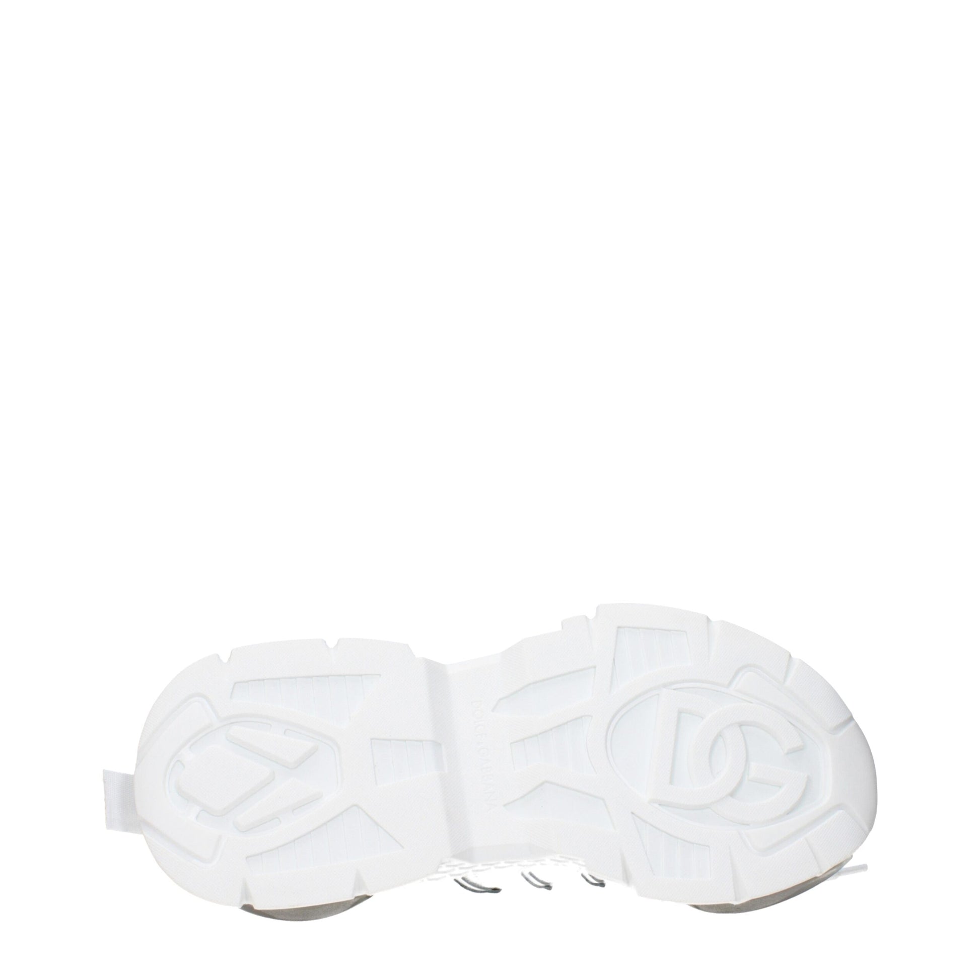 White Fabric Athletic Sneakers