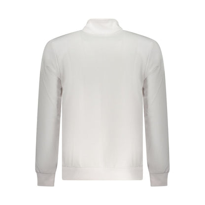 White Cotton Men Sweatshirt