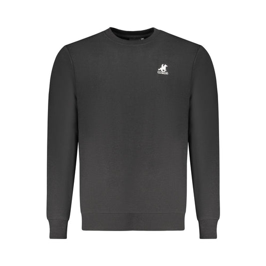 Black Cotton Men's Sweatshirt