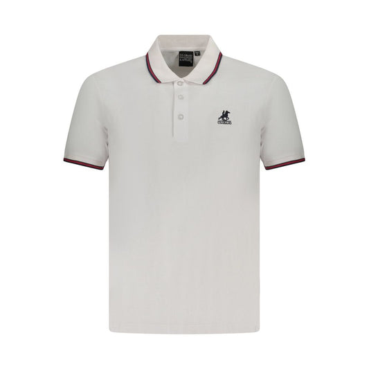 White Cotton Men's Polo Shirt