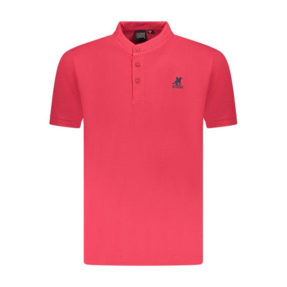 Red Cotton Polo Shirt