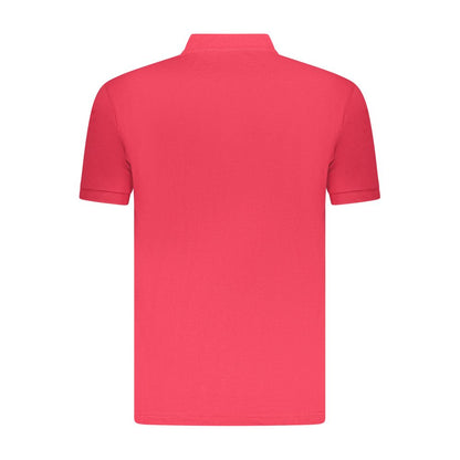 Red Cotton Polo Shirt