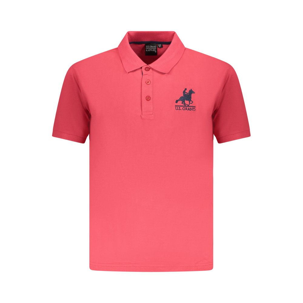 Rosso Cotton Men Polo Shirt