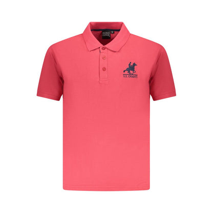 Rosso Cotton Men Polo Shirt