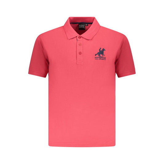 Rosso Cotton Men Polo Shirt