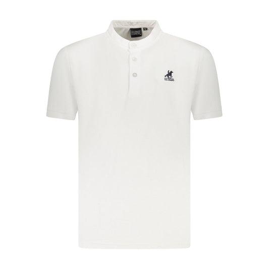 White Cotton Polo Shirt