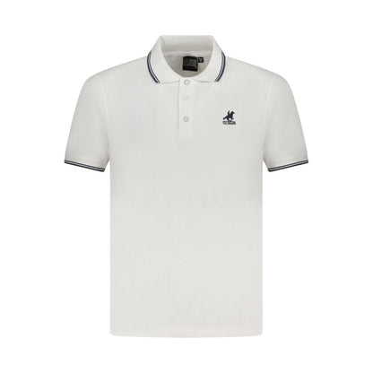 White Cotton Men's Polo Shirt