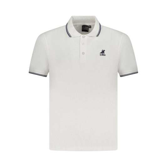 White Cotton Men's Polo Shirt