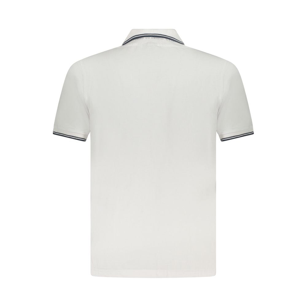 White Cotton Men's Polo Shirt