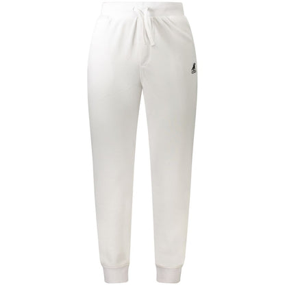 White Cotton Men's Track Pant