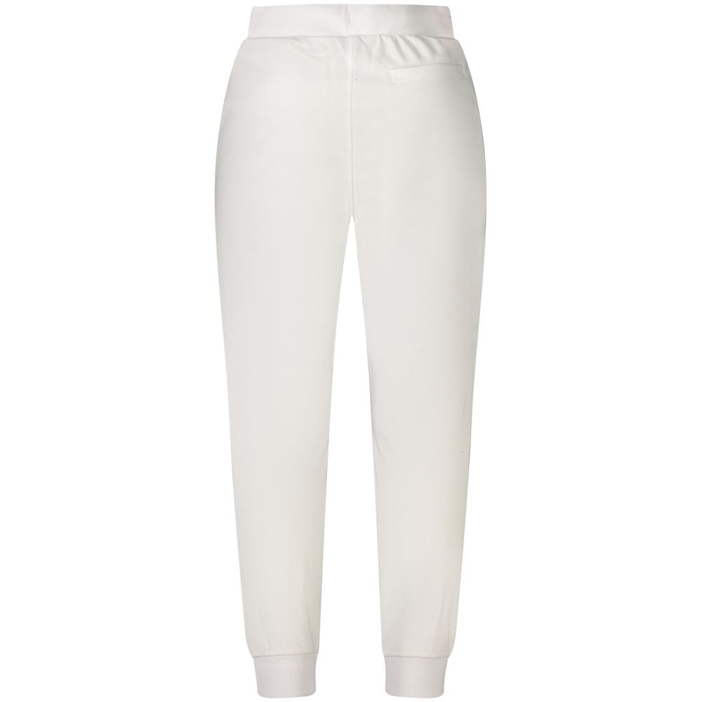 White Cotton Men's Track Pant