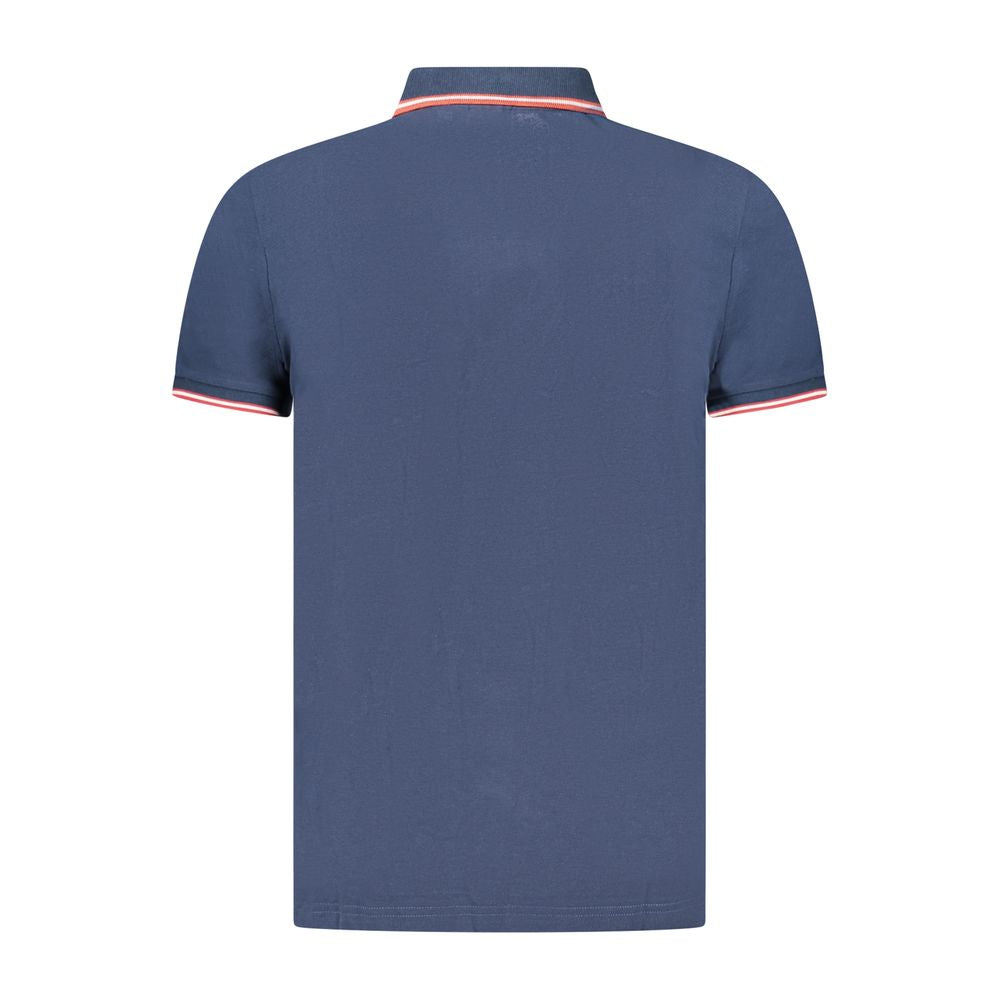 Blu Cotton Mens Polo