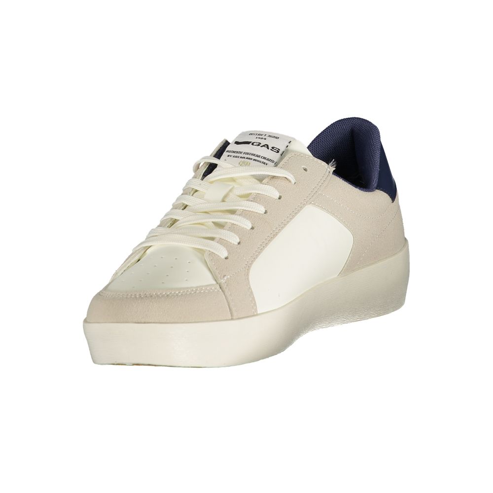 White Polyurethane Mens Sneaker
