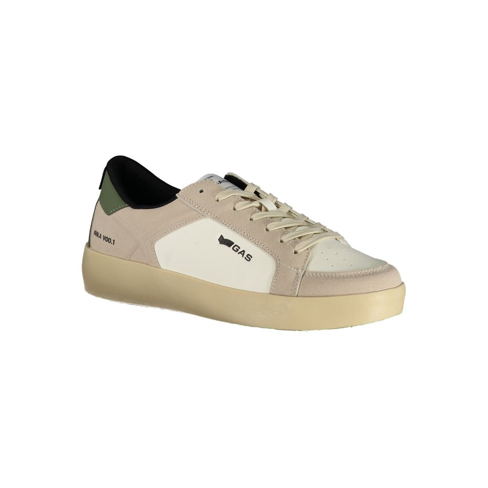 White Polyester Sneaker