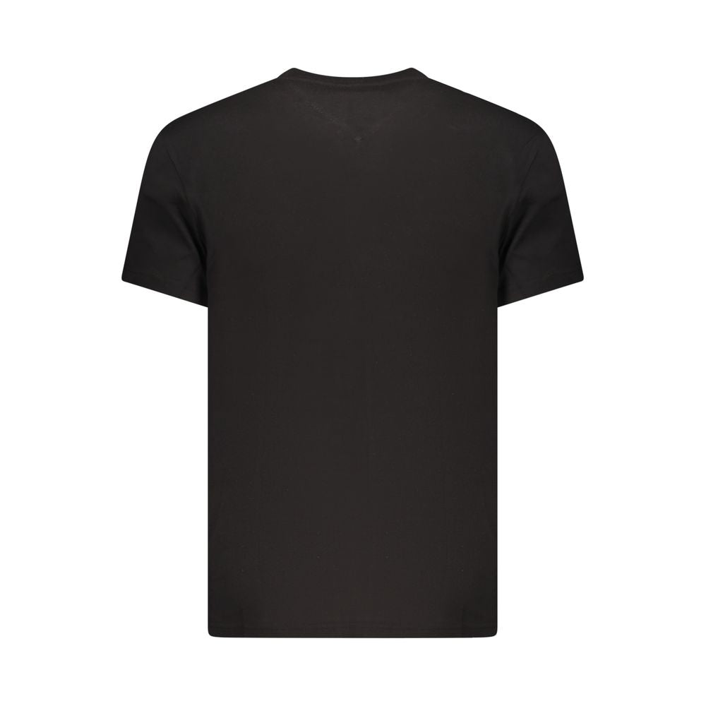 Black Cotton Men's T-Shirt