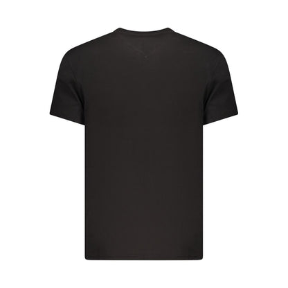 Black Cotton Men's T-Shirt
