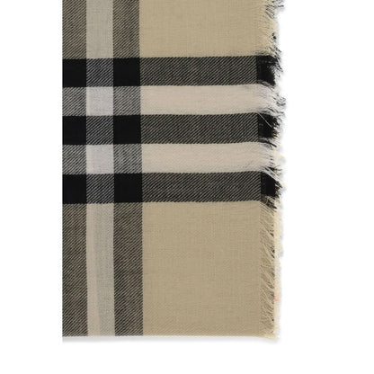 Beige Wool Scarf