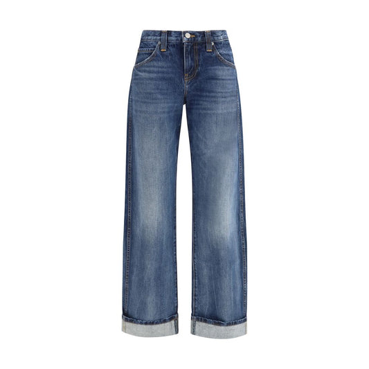 Blue Cotton Jeans Denim