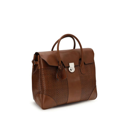 Brown Calf Leather Bos Taurus Shoulder Bag