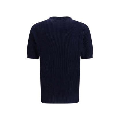 Blue Linen T-Shirt