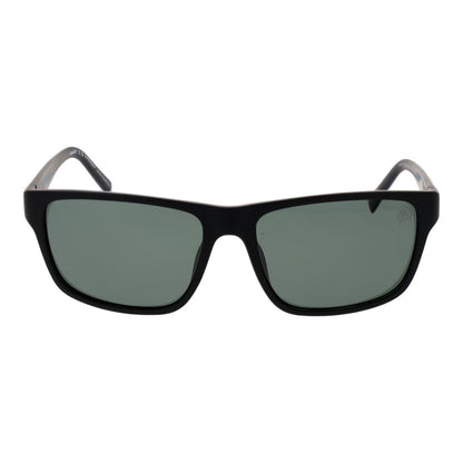 Black Stainless Steel Sunglasses