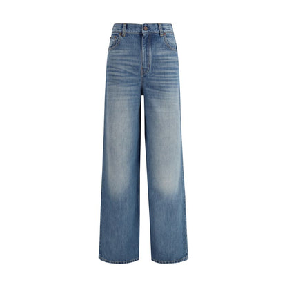Blue Cotton Jeans Denim
