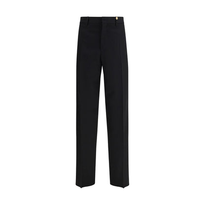 Black Fleece Wool Dress Pants