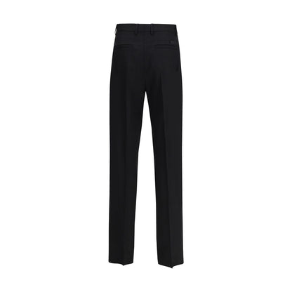 Black Fleece Wool Dress Pants