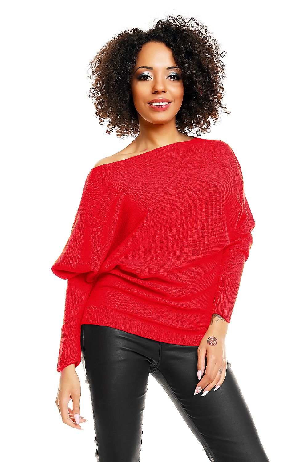 Bat style blouse model 84277 PeeKaBoo