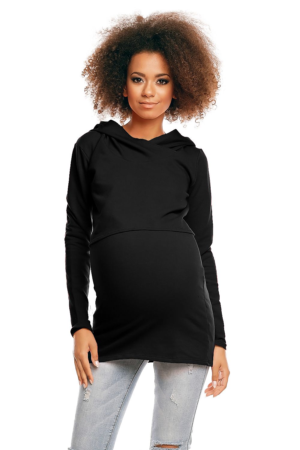 Maternity sweatshirt model 84457 PeeKaBoo