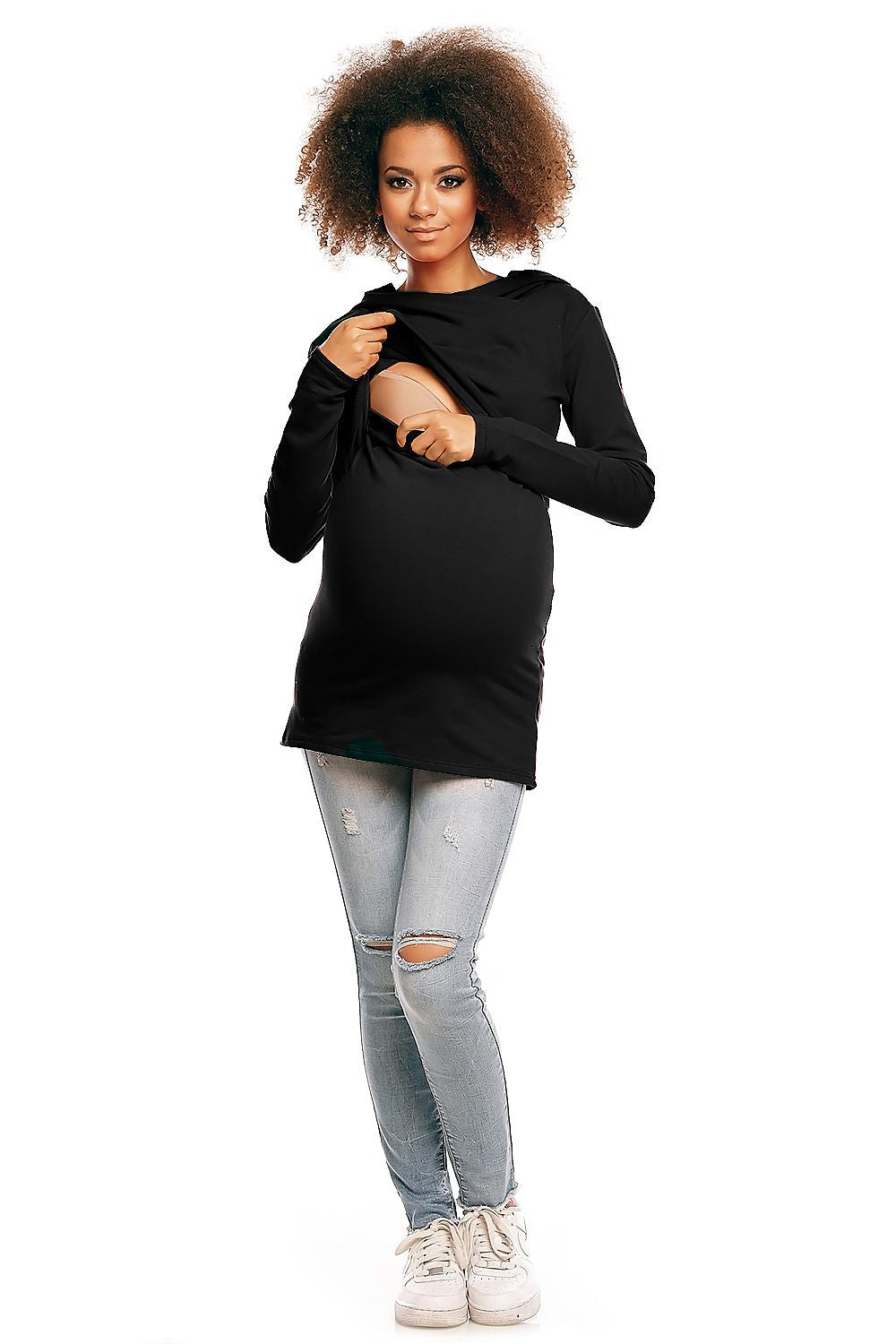 Maternity sweatshirt model 84457 PeeKaBoo