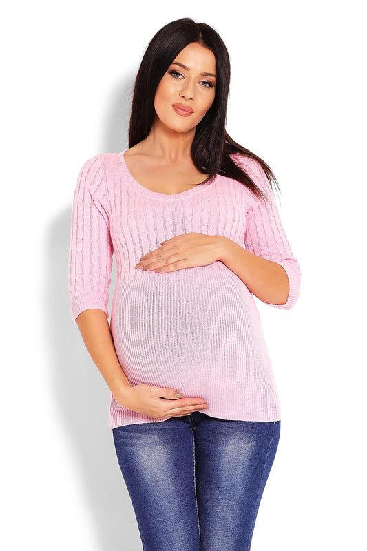  Pregnancy sweater model 123420 PeeKaBoo 