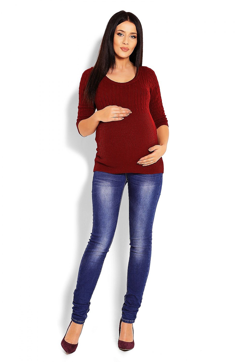 Pregnancy sweater model 123420 PeeKaBoo