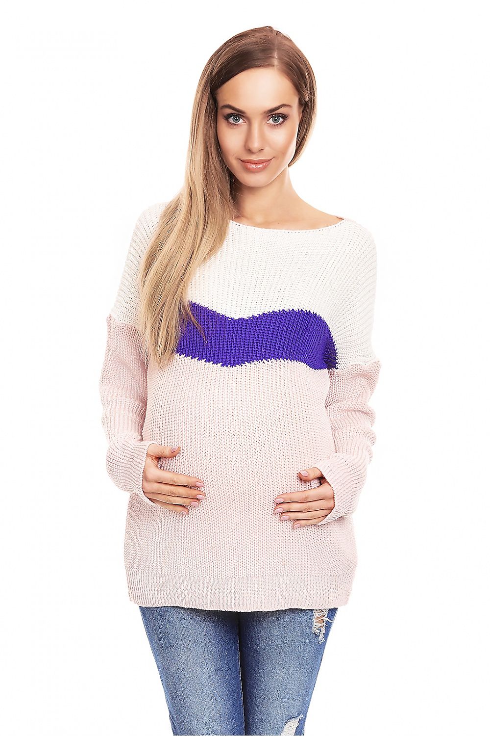  Pregnancy sweater model 132025 PeeKaBoo 