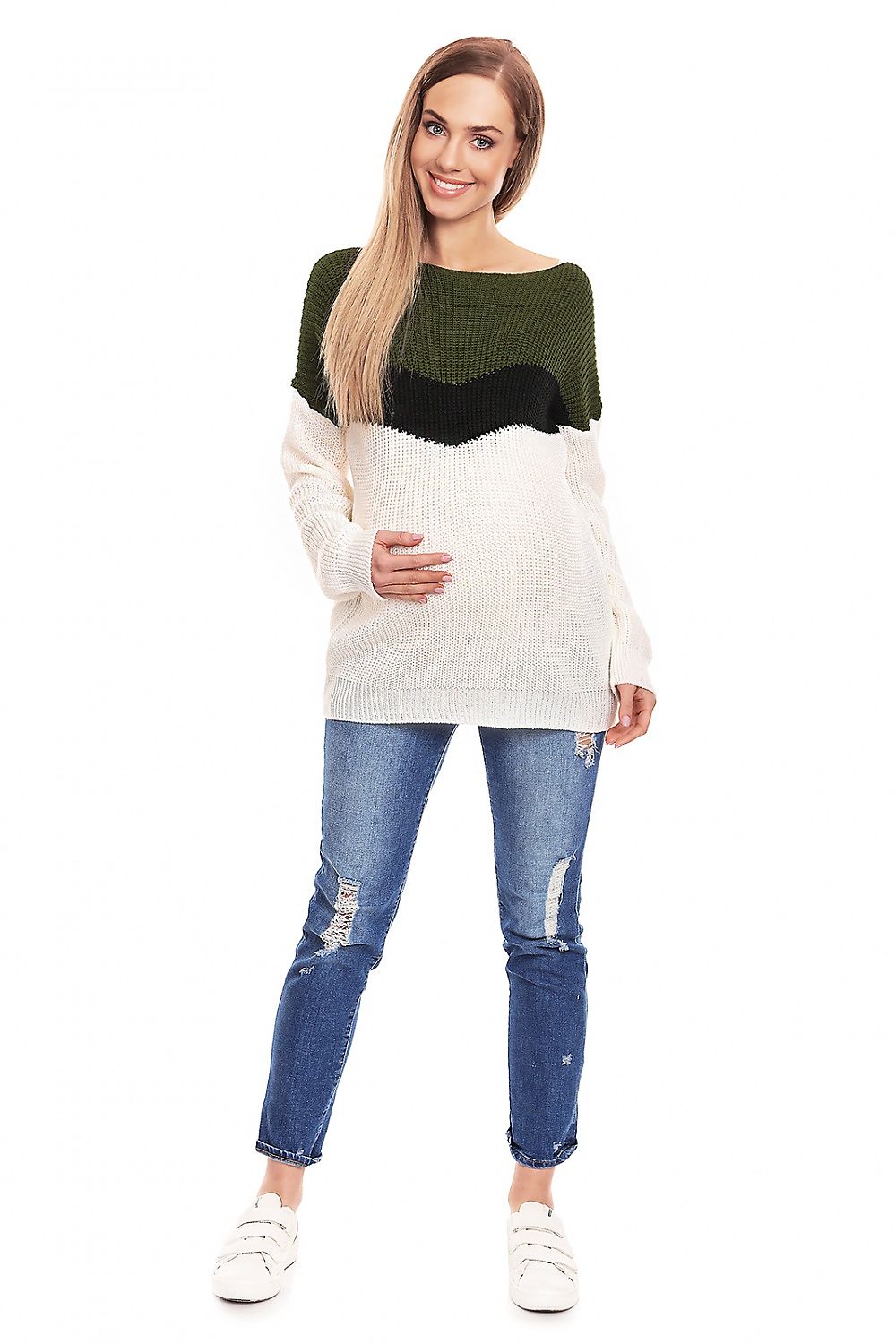  Pregnancy sweater model 132026 PeeKaBoo 